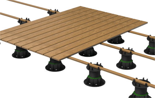 adjustable decking pedestal