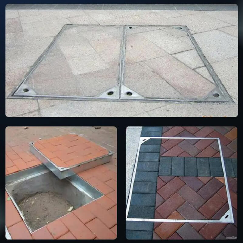 taurus Recessed Stainless Steel Manhole Cover cases