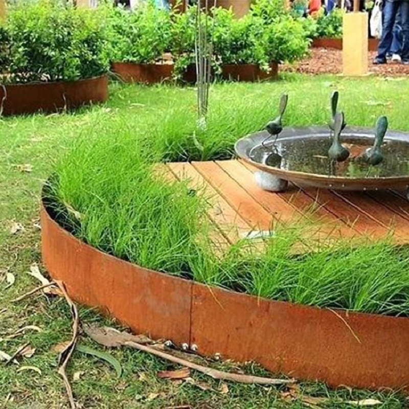 taurus Corten Steel Garden Edging cases