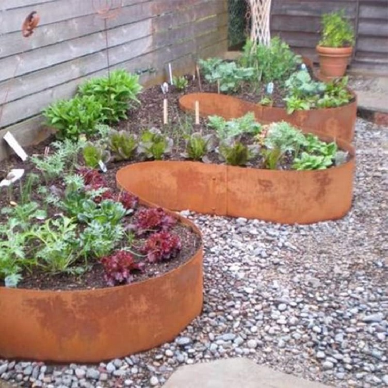 taurus Corten Steel Garden Edging cases