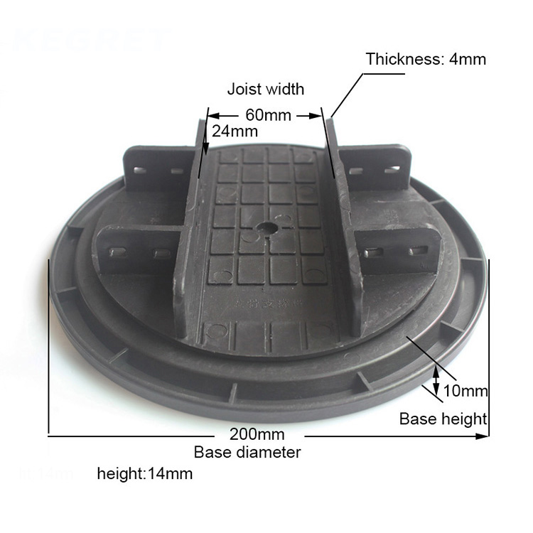 Taurus Fixed Height Support Pedestals