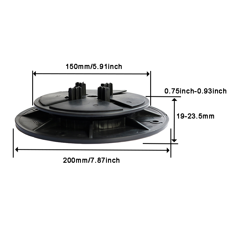 Taurus 19-23.5mm Adjustable Pedestals For Paving